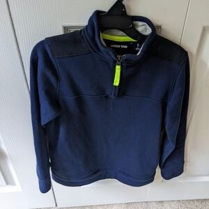 Boys- Lands' End Navy Blue Long Sleeve- Size 8